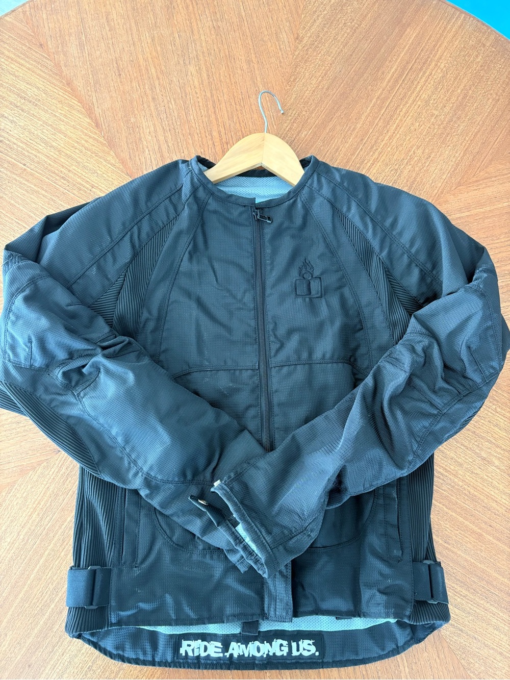 ICON Black Lightweight Riding Jacket